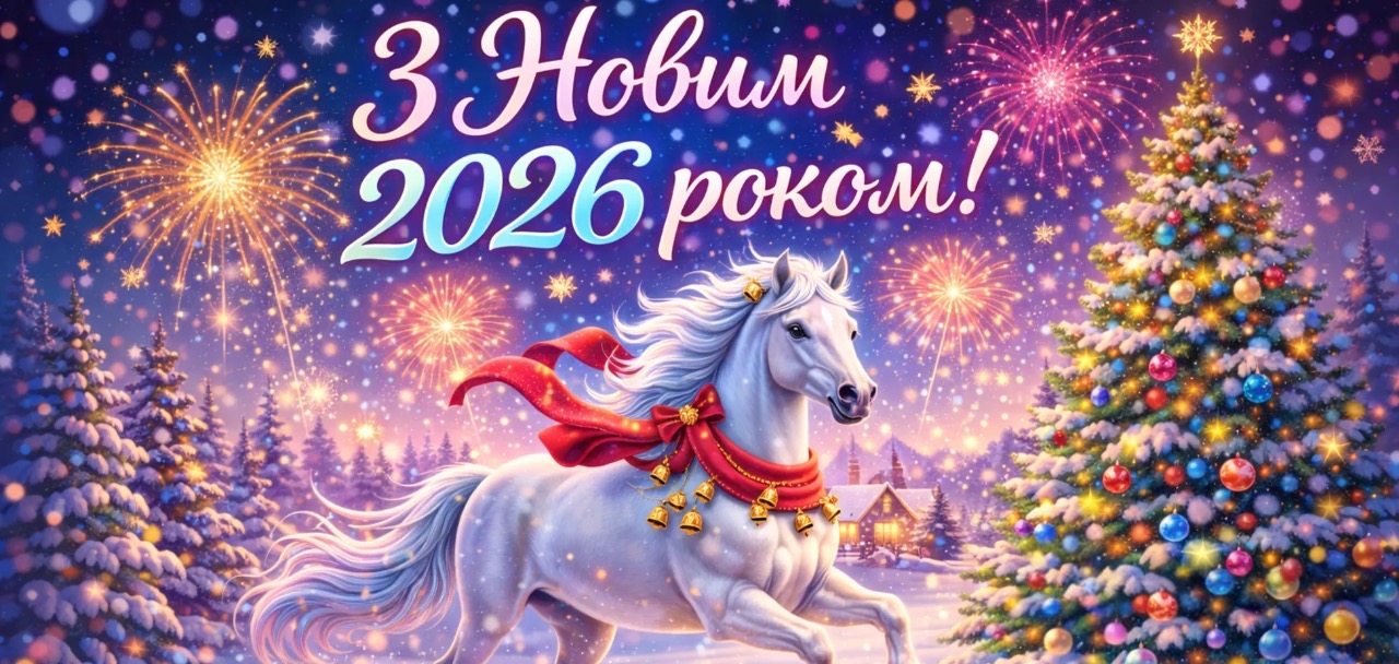 Вітаємо з Новим 2026 роком!🌲