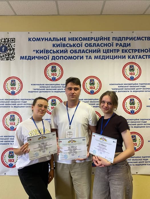 Майстер-клас з домедичної допомоги для здобувачів освіти  Київщини🧑‍⚕️